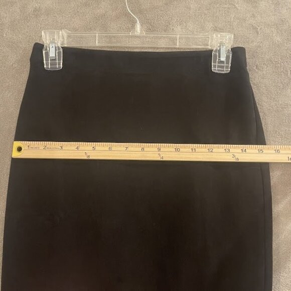 Philosophy Republic Clothing Skirt Womens XS Faux Suede Pencil Bodycon Classic - Picture 4 of 14